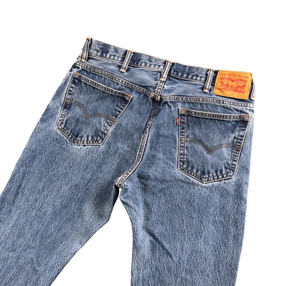 Levis 517 Y2K Bootcut Jeans Men 36x30 Western Workwear‎ Distressed Dad Denim